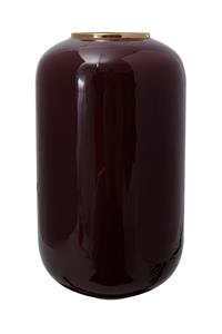 Kayoom Vase Art Deco 275 Bordeaux Gold