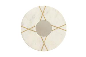 Underbar | Wandspiegel Dexter marmer rond
