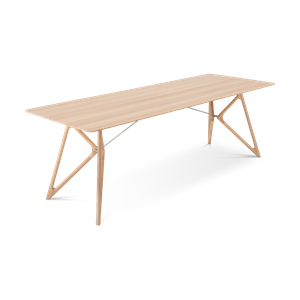 Gazzda Tink table houten eettafel whitewash - 240 x 90 cm