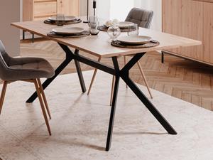 Mobistoxx Rechthoekige eettafel OXIMO 180 cm artisan eik