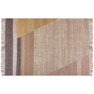 BELIANI Vloerkleed jute bruin 160 x 230 cm SAMLAR