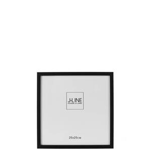 J-Line Fotokader Basic Hout Zwart Large - 2 stuks