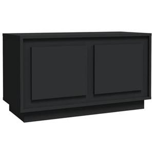 vidaXL TV-Schrank TV-Schrank Schwarz 80x35x45 cm Holzwerkstoff (1-St)