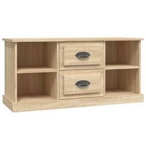 VidaXL Tv-meubel 99,5x35,5x48 cm bewerkt hout sonoma eikenkleurig