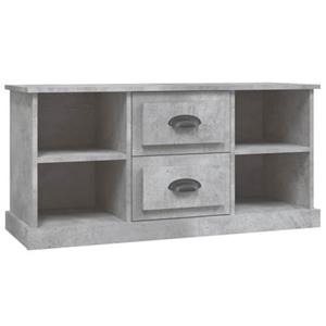 VidaXL Tv-meubel 99,5x35,5x48 cm bewerkt hout betongrijs