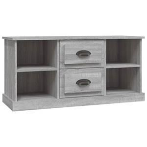 VidaXL Tv-meubel 99,5x35,5x48 cm bewerkt hout grijs sonoma eikenkleur