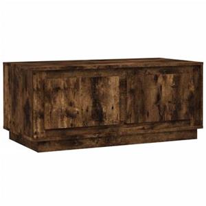 VidaXL Salontafel 102x50x44 cm bewerkt hout gerookt eikenkleurig
