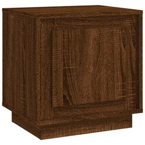 vidaXL Nachttisch Nachttisch Braun Eichen-Optik 44x35x45 cm Holzwerkstoff (1-St)