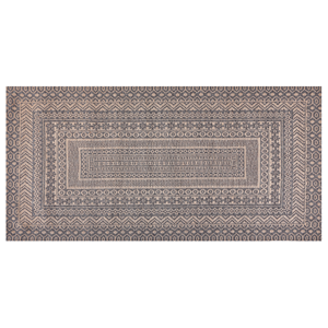 BELIANI Vloerkleed jute beige/grijs 80 x 150 cm BAGLAR