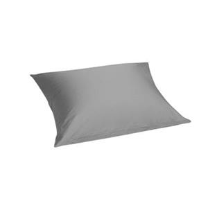 Yumeko kussensloop katoen satijn stone grey 60x70