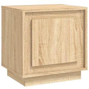 VidaXL Nachtkastje 44x35x45 cm bewerkt hout sonoma eikenkleurig