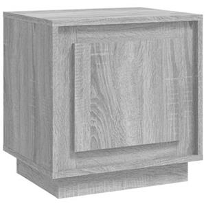 VidaXL Nachtkastje 44x35x45 cm bewerkt hout grijs sonoma eikenkleurig