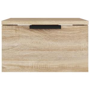 vidaXL Fächerschrank Wand-Nachttisch Sonoma-Eiche 34x30x20 cm (1-St)