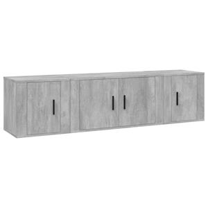 Vidaxl - Ensemble de meubles tv 3 pcs Gris béton Bois d'ingénierie
