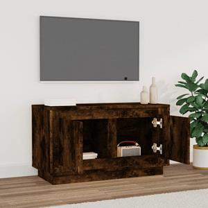 vidaXL TV-Schrank TV-Schrank Räuchereiche 80x35x45 cm Holzwerkstoff (1-St)