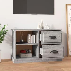 vidaXL Tv-meubel 73x35,5x47,5 cm bewerkt hout grijs sonoma eikenkleur