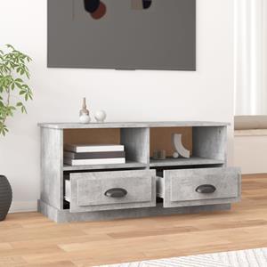 vidaXL Tv-meubel 93x35,5x45 cm bewerkt hout betongrijs