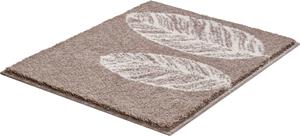 Grund Badematte Duetto, Höhe 20 mm, rutschhemmend beschichtet, fußbodenheizungsgeeignet, Badematte mit Feder-Muster