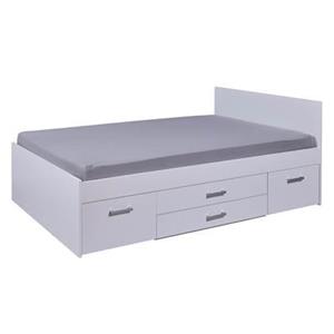 Inter Link Funktionsbett 140x200 cm mit Stauraum, weiß weiß Modell 2