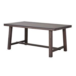 Rowico Home Brooklyn verlengbare houten eettafel donker eiken - 170 x 95 cm