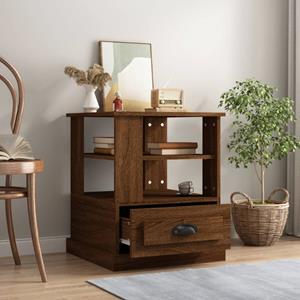 Beistelltisch Braun Eichen-Optik 50x50x60 cm Holzwerkstoff vidaXL - Braun