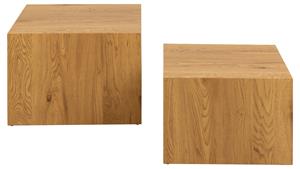 Giga Living Salontafel Lima Set van 2 Naturel MDF - 