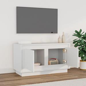 Vidaxl Tv-schrank Weiß 80x35x45 Cm Holzwerkstoff