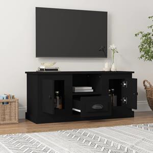 Vidaxl Tv-schrank Schwarz 100x35,5x45 Cm Holzwerkstoff