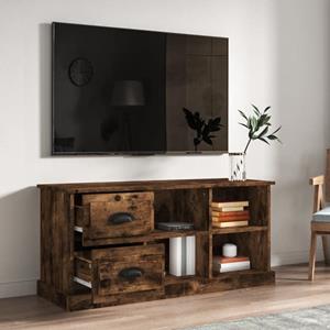 vidaXL Tv-meubel 102x35,5x47,5 cm bewerkt hout gerookt eikenkleurig