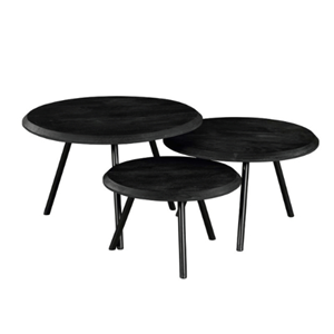 Starfurn Salontafel Ohio Black | set van 3