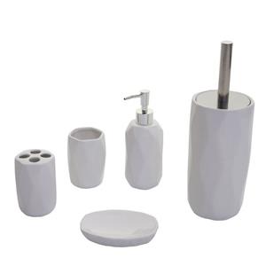 MCW Seifenspender -H88, (Set, 5-tlg), Modernes Design, Austauschbarer Seifenspender, 5-teiliges Set