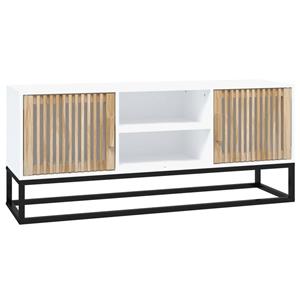 vidaxl Tv-meubel 105x30x45 cm bewerkt hout wit
