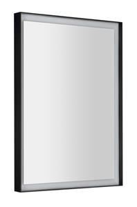 Sapho Sort LED spiegel 47x70cm mat zwart