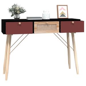 Vidaxl Konsolentisch Mit Schubladen 105x30x75 Cm Holzwerkstoff