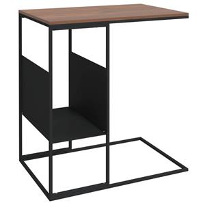 Vidaxl Beistelltisch Schwarz 55x36x59,5 Cm Holzwerkstoff