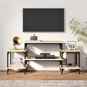 vidaXL Tv-meubel 117x35x52 cm bewerkt hout sonoma eikenkleurig