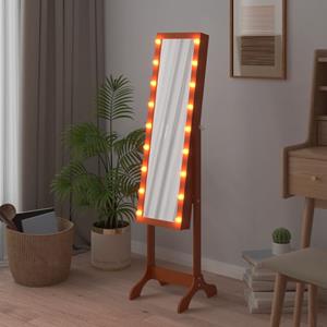 Vidaxl Standspiegel Mit Led 34x37x146 Cm