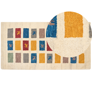 BELIANI Vloerkleed wol meerkleurig 80 x 150 cm MURATLI