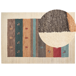 BELIANI Vloerkleed wol meerkleurig 160 x 230 cm SARILAR