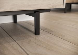 Germania Couchtisch Cantoria, mit einem offenen und einem geschlossenen Fach, griffloses Design