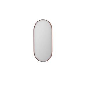 INK SP20 Spiegel - 50x4x100cm - ovaal - in stalen kader - aluminium koper geborsteld 8408964
