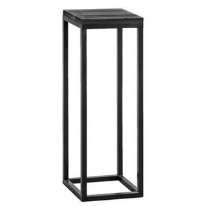Leen Bakker Plantentafel Gijs - zwart - 70x25x25 cm