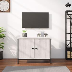 VidaXL Tv-meubel met deuren 60x35x45 cm bewerkt hout grijs sonoma
