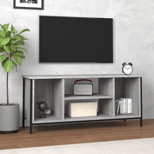vidaxl Tv-meubel 102x35x45 cm bewerkt hout grijs sonoma eikenkleurig