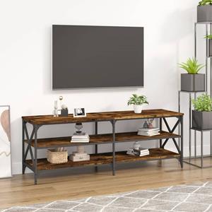 Vidaxl Tv-schrank Räuchereiche 140x40x50 Cm Holzwerkstoff