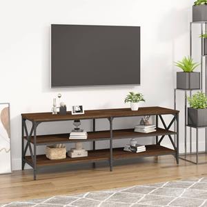 VidaXL Tv-meubel 140x40x50 cm bewerkt hout bruineikenkleurig