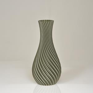 Cosmos 3D vaas 19x9x9cm Champagne Metallic