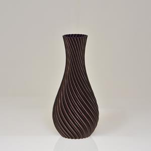 Cosmos 3D vaas 19x9x9cm Bronze Metallic