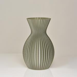 Lily 3D vaas 20x13cm Champagne Metallic