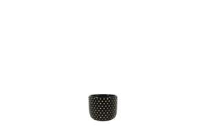 Pot Bolino shiny black D8 H8 mini